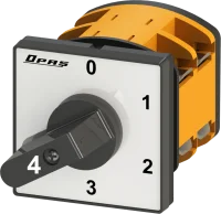 OPAŞ 114 TR63 - 1X63A 66X66 1 Faz (Monofaze) 4 Kademeli Şalter / 0'Lı - 1