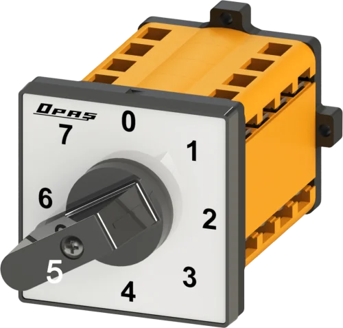 OPAŞ 117 010 - 1X10A 49X49 1 Faz (Monofaze) 7 Kademeli Şalter / 0'Lı - 2