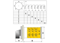 OPAŞ 117 080 - 1X80A 90X90 1 Faz (Monofaze) 7 Kademeli Şalter / 0'Lı - OPAŞ (1)