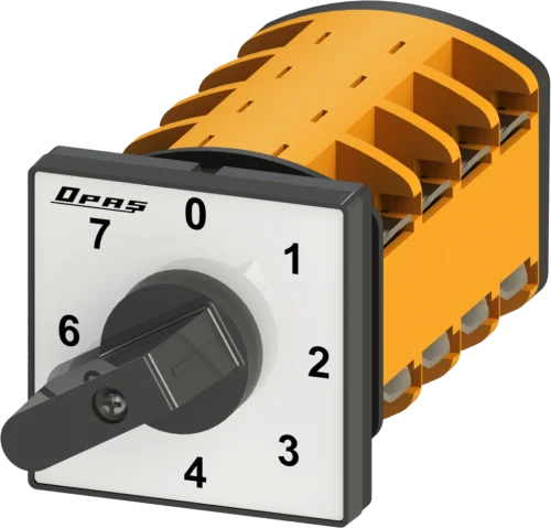 OPAŞ 117 M16 - 1X16A 49X49 1 Faz (Monofaze) 7 Kademeli Şalter / 0'Lı - 1