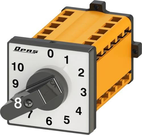 OPAŞ 120 025 - 1X25A 66X66 1 Faz 10 Kademeli Şalter / 0'Sız - 1