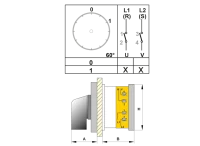 OPAŞ 201 160 - 2X160A 90X90 2 Faz (Difaze) Açma Kapama Şalteri - OPAŞ (1)