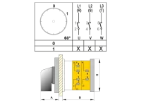 OPAŞ 301 100 - 3X100A 90X90 3 Faz ( Trifaze) Açma Kapama Şalteri - OPAŞ (1)