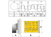 OPAŞ 302 TR50 - 3X50A 66X66 3 Faz (Trifaze) Yıldız Üçgen Şalteri - OPAŞ (1)