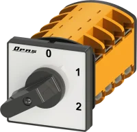 OPAŞ 308 TR50 - 3X50A 66X66 3 Faz (Trifaze) Çiftdevir Tek Yön Motor Şalteri (0-1-2) - 1