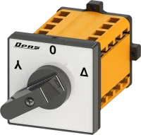 OPAŞ 332 050 - 3X50A 90X90 3 Faz (Trifaze) Yıldız Üçgen Şalteri / Orta 0'Lı - 1
