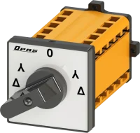 OPAŞ 334 016 - 3X16A 66X66 3 Faz Yıldız Üçgen Şalteri / Enversör (Δ - Y - 0 - Y - Δ) - 1