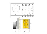 OPAŞ 401 016 - 4X16A 66X66 4 Faz (3Faz + Nötr) Açma Kapama Şalteri - OPAŞ (1)