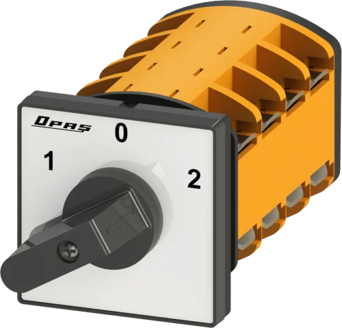 OPAŞ 405 M40 - 4X40A 66X66 4 Faz (3 Faz + Nötr Kesmeli) Kutup Değiştirici Şalter - 1