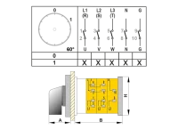 OPAŞ 501 050 - 5X50A 90X90 5 Faz Açma Kapama Şalteri - OPAŞ (1)