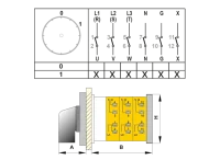 OPAŞ 601 100 - 6X100A 90X90 6 Faz Açma Kapama Şalteri - OPAŞ (1)