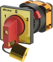 OPAŞ YPK XL105 M16 - 1X16A 48X48 1 Faz (Monofaze) Kutup Değştirici Mandaldan Kilitli Şalter - 1