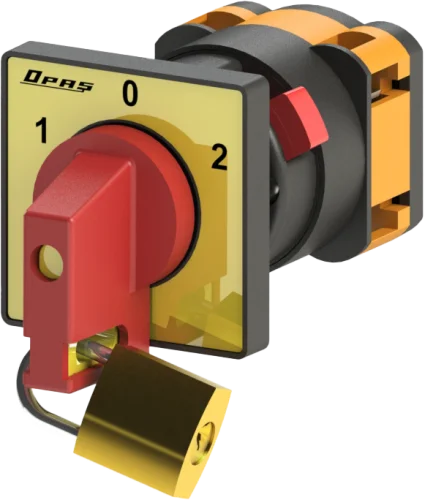 OPAŞ YPK XL105 M16 - 1X16A 48X48 1 Faz (Monofaze) Kutup Değştirici Mandaldan Kilitli Şalter - 2