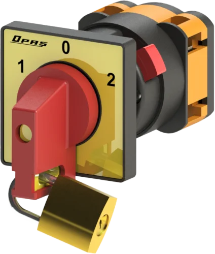 OPAŞ YPK XL105 M25 - 1X25A 48X48 1 Faz (Monofaze) Kutup Değştirici Mandaldan Kilitli Şalter - 1