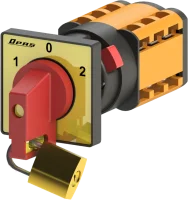 OPAŞ YPK XL305 M20 - 3X20A 48X48 3 Faz (Trifaze) Kutup Değştirici Mandaldan Kilitli Şalter - 1