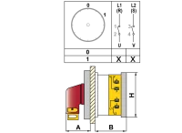 OPAŞ YPK201 M16 - 2X16A 48X48 2 Faz (Difaze) Açma Kapama Şalteri - OPAŞ (1)