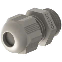 Ortaç KRG05 PG-16 Kapalı Contalı Etanj Tip Kablo Rakoru (Somunlu) Gri - 1