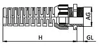 Ortaç ORB 20 PG-9 Spiral Uçlu Kablo Rakoru Siyah - 2