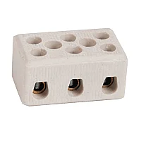 Ortaç PK33 3 NO 3'lü Porselen Klemens 