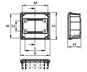 Ortaç PMK04 132 Klemens Kutusu Gri 3-NO - 2