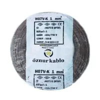 Öznur H05V-K 1X1 mm² Kahve Renk NYAF Kablo 