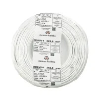 Öznur H05VV-F 3X2,5 mm² Beyaz Renk TTR Kablo 