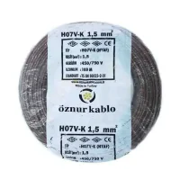 Öznur H07V-K 1X1,5 mm² Kahve Renk NYAF Kablo 