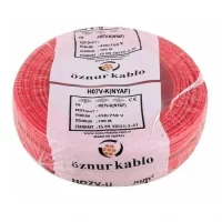 Öznur H07V-K 1X4 mm² Kırmızı Renk NYAF Kablo 