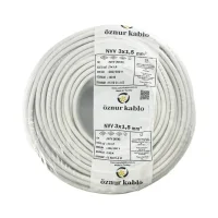Öznur NYM 3X1,5 mm² Antigron Kablo - 1