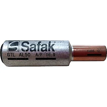 Şafak Elektrik AL50/CU35 Bimetal Bakır-Alm Ek Muf - 1