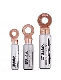 Şafak Elektrik BS2 03508 35mm M8 Dın Normu Bimetal Bakır-Alm Kablo Pabucu - 1