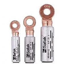 Şafak Elektrik BS2 05010 50mm M10 Dın Normu Bimetal Bakır-Alm Kablo Pabucu - 1