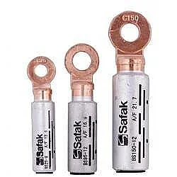 Şafak Elektrik BS2 15012 150mm M12 Dın Normu Bimetal Bakır-Alm Kablo Pabucu - 1