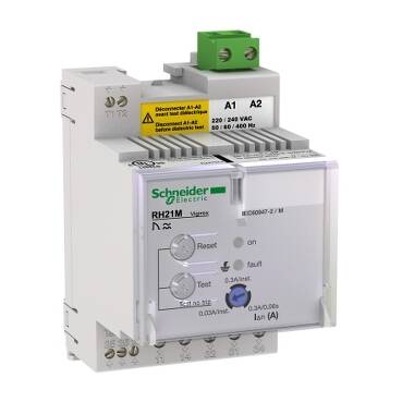 Schneider Electric 56163 RH21M 220/240 V AC 50/60/400 Hz 30 mA veya 300mA Ani ya da 300mA 0-6 msn - 1