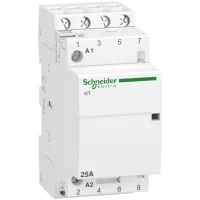 Schneider Electric A9C20834 iCT Sessiz Kontaktörler 25A 4NO 220-240 VAC - 1