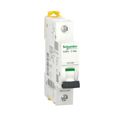 Schneider Electric A9F84150 Acti9 iC60H 1 Kutup 50A 10kA C Tipi Otomatik Sigorta - 1