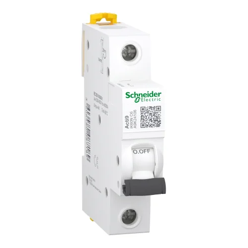 Schneider Electric A9K24106 Acti9 İK60N 1 Kutup 6A 6kA C Tipi Otomatik Sigorta - 1