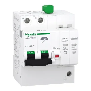 Schneider Electric A9L16295 İquick Prd20R Modüler Kesinti Durdurucu 1 Kutup + N 264V Uzaktan Aktarmalı - 1
