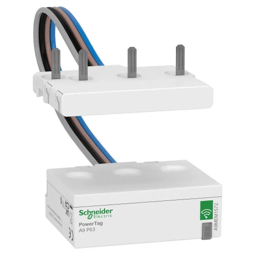 Schneider Electric A9MEM1572 Wireless Enerji Sensörü Otomatik Sigorta Altına Montaj 63A 3P+N - 1