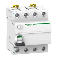 Schneider Electric A9R35463 4 Kutup 63A 300mA ASI Tipi Kaçak Akım Rölesi - 1