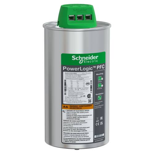 Schneider Electric BLRCH125A150B60 Varplus Can Hduty Kondansatör 12,5/15 kVAR 600 V 50/60Hz - 1
