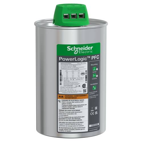 Schneider Electric BLRCH303A000B44 Varplus Can Hduty Kondansatör 30,3/0 kVAR 440 V 50/60Hz - 1
