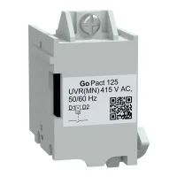 Schneider Electric G12UVR415AC Aksesuar Gopact Şalter 125 Düşük Gerilim Bobini (Mn) Ac 415V - 1