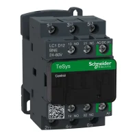 Schneider Electric LC1D12BNE TeSys Deca Green Kontaktör 3 Kutup 12A AC3 24-60VAC/DC - 1