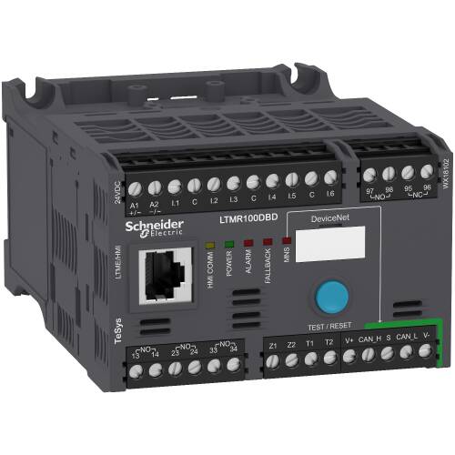 Schneider Electric LTMR100DBD TeSys T Motor Kontrolör 5-100A 24VDC DeviceNet - 1