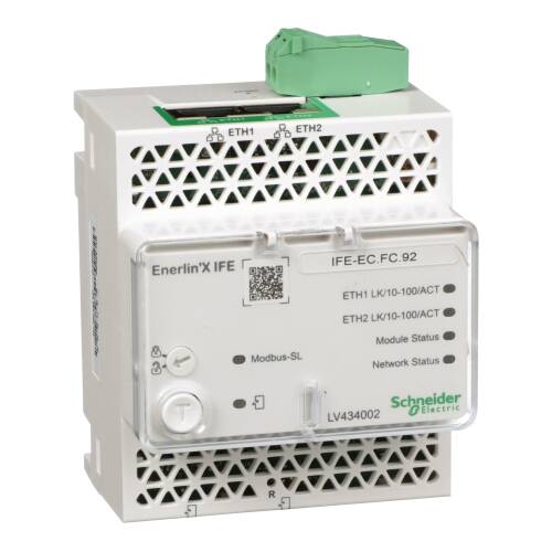 Schneider Electric LV434002 IFE Ethernet Interface for LV CB+gateway (yeni) - 1