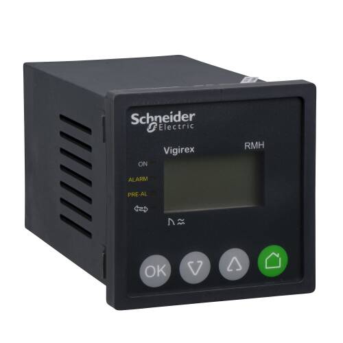 Schneider Electric LV481004 Kaçak Akım İzleme Rölesi VIGIREX RMH 30 mA - 30 A Ani Alarm ya da 0 - 4.5 sn Gecikmeli (28566 ile kullanılır) - 1