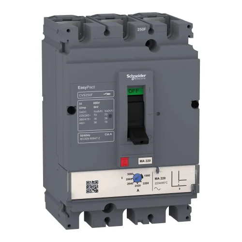 Schneider Electric LV510445 Easypact Cvs Cvs100F Ma100 Devre Kesici 3P/3D - 1