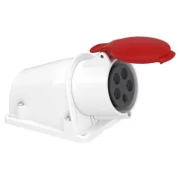 Schneider Electric PKF32W435 Duvar Prizi 5X32A Trifaze 3P + N + T Vidalı Bağlantı IP44 - 1