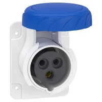 Schneider Electric PKY16G723 Düz Makina Prizi 3X16A Monofaze 2P + T Hızlı Bağlantı IP67 - 1